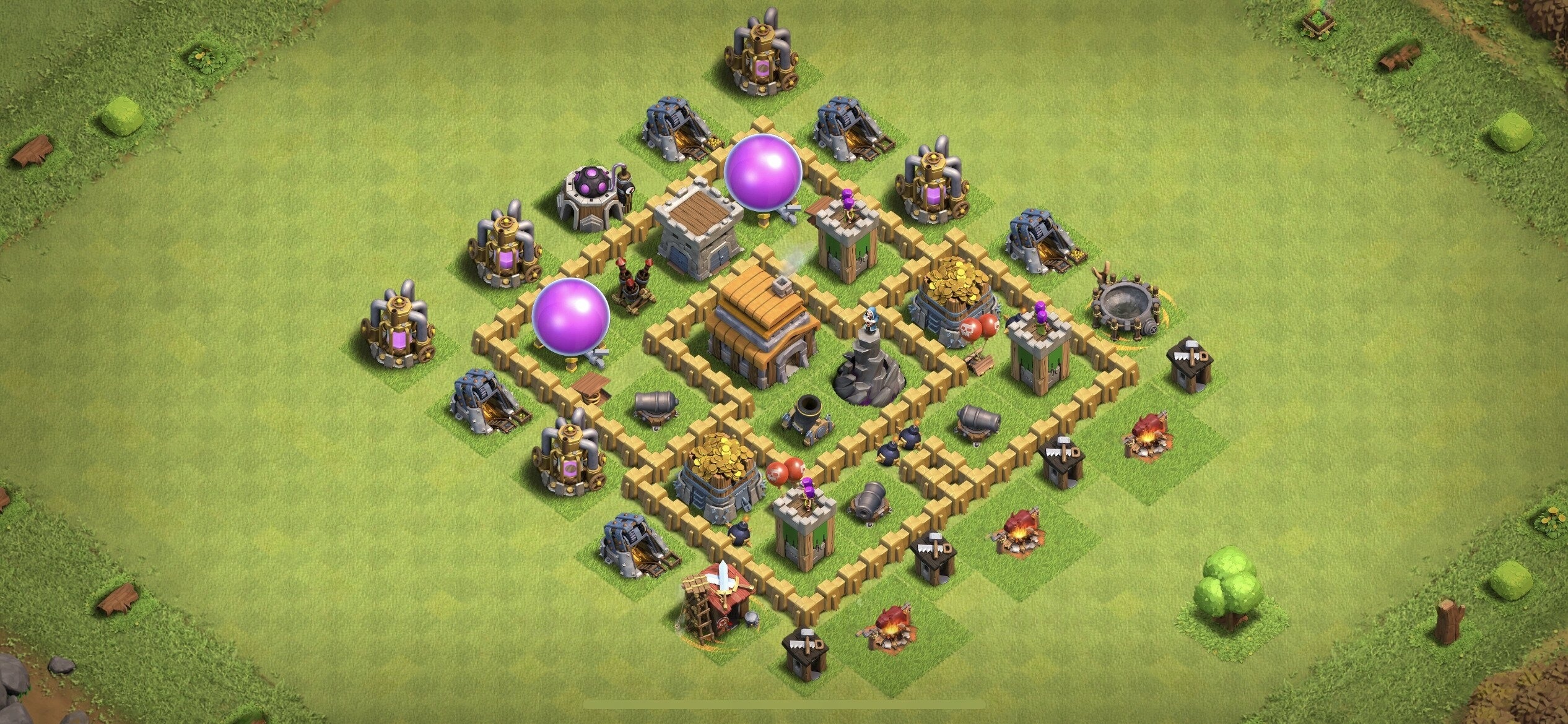 TH5 Defense Base - Top Town Hall 5 Defense Base with Link (#1) - Clash of Clans 2025​ TH5 Base