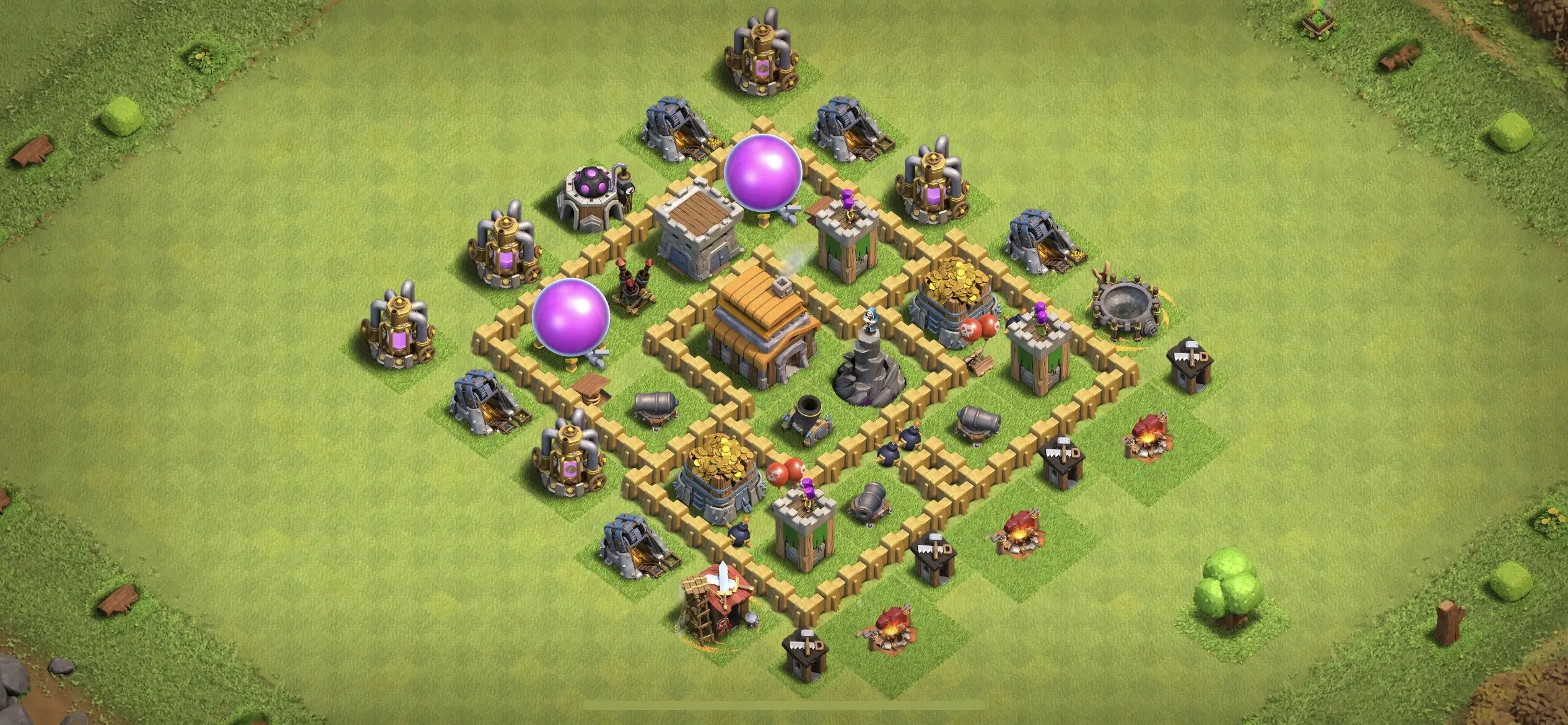 TH5 Defense Base - Top Town Hall 5 Defense Base with Link (#1) - Clash of Clans 2025​ TH5 Base