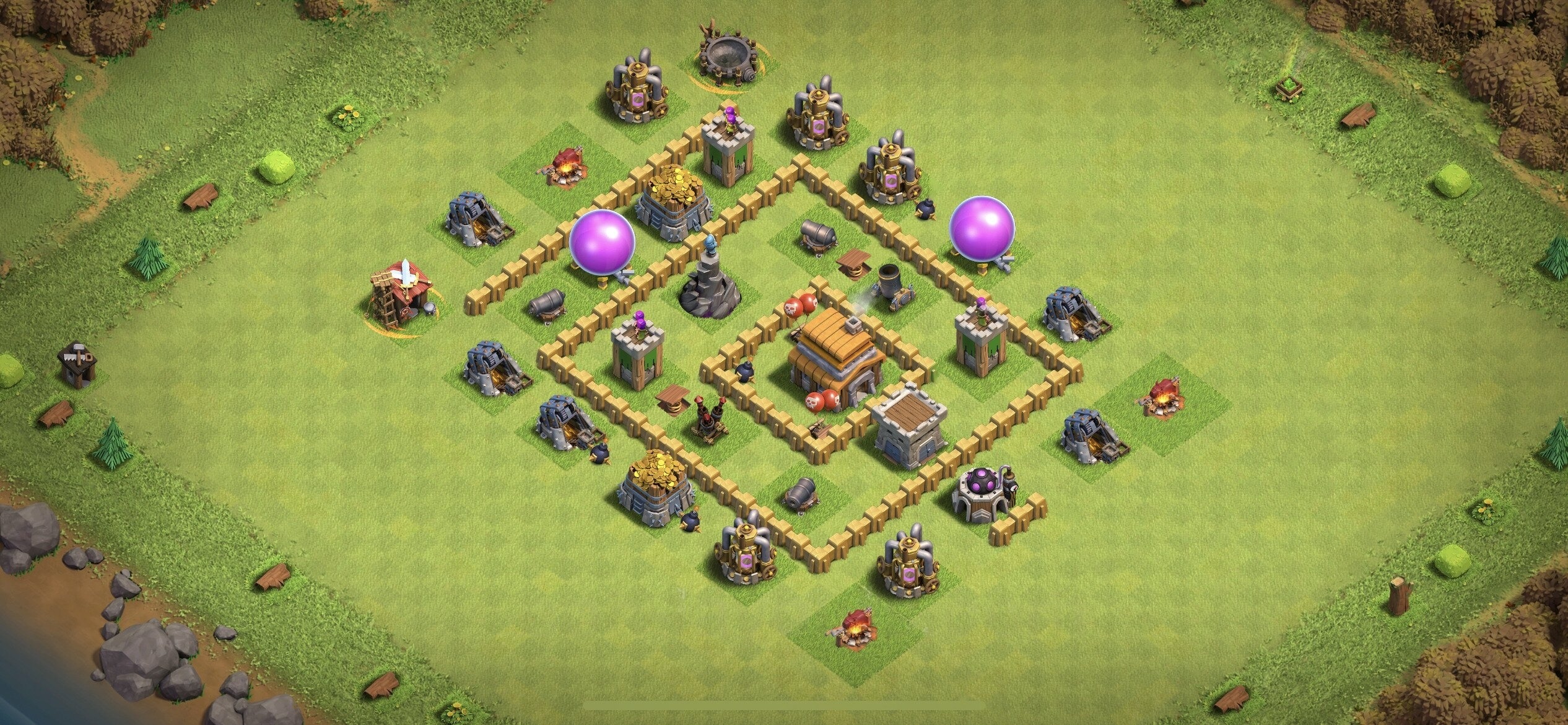 TH5 Defense Base - Top Town Hall 5 Defense Base with Link (#11) - Clash of Clans 2025​ TH5 Base