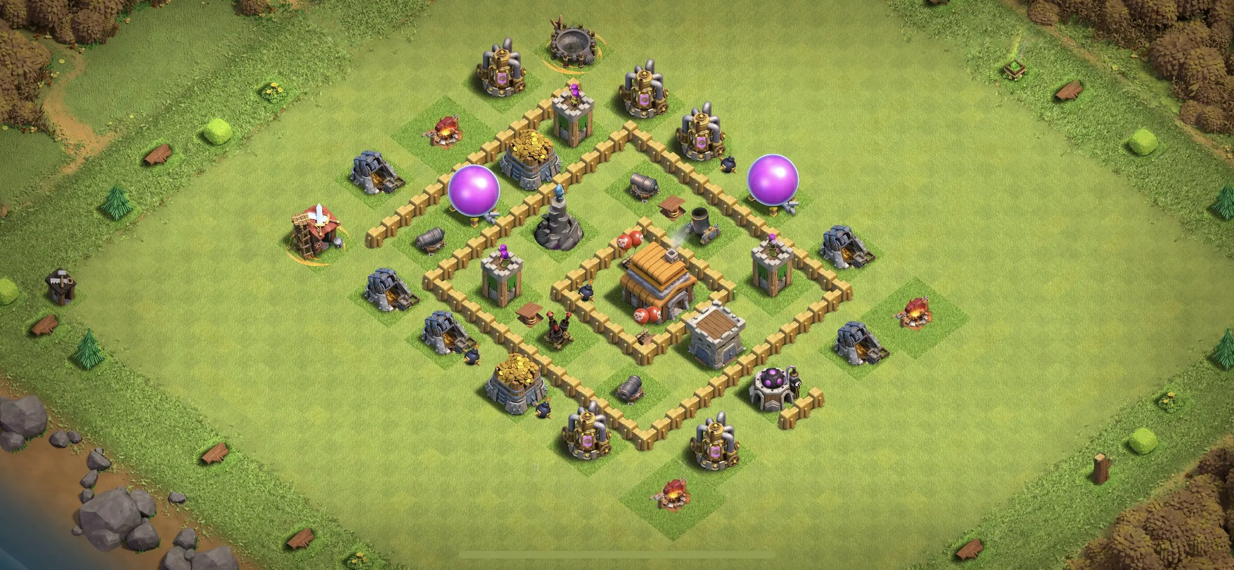 TH5 Defense Base - Top Town Hall 5 Defense Base with Link (#11) - Clash of Clans 2025​ TH5 Base