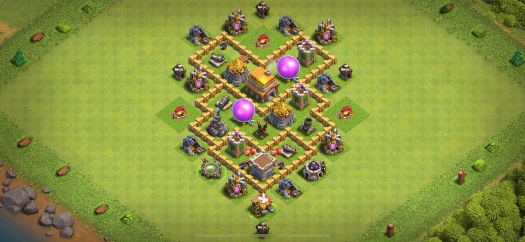 TH5 Defense Base - Top Town Hall 5 Defense Base with Link (#13) - Clash of Clans 2025​ TH5 Base