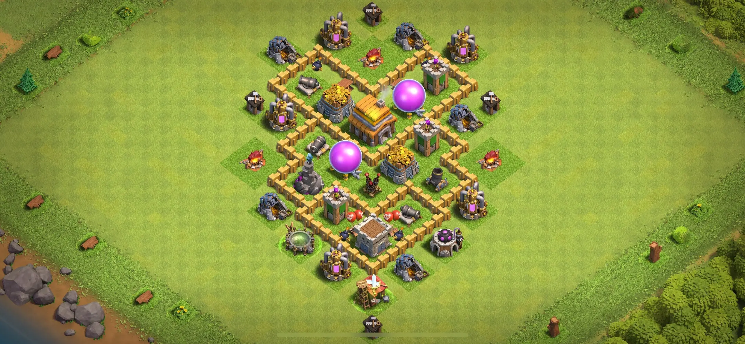 TH5 Defense Base - Top Town Hall 5 Defense Base with Link (#13) - Clash of Clans 2025​ TH5 Base