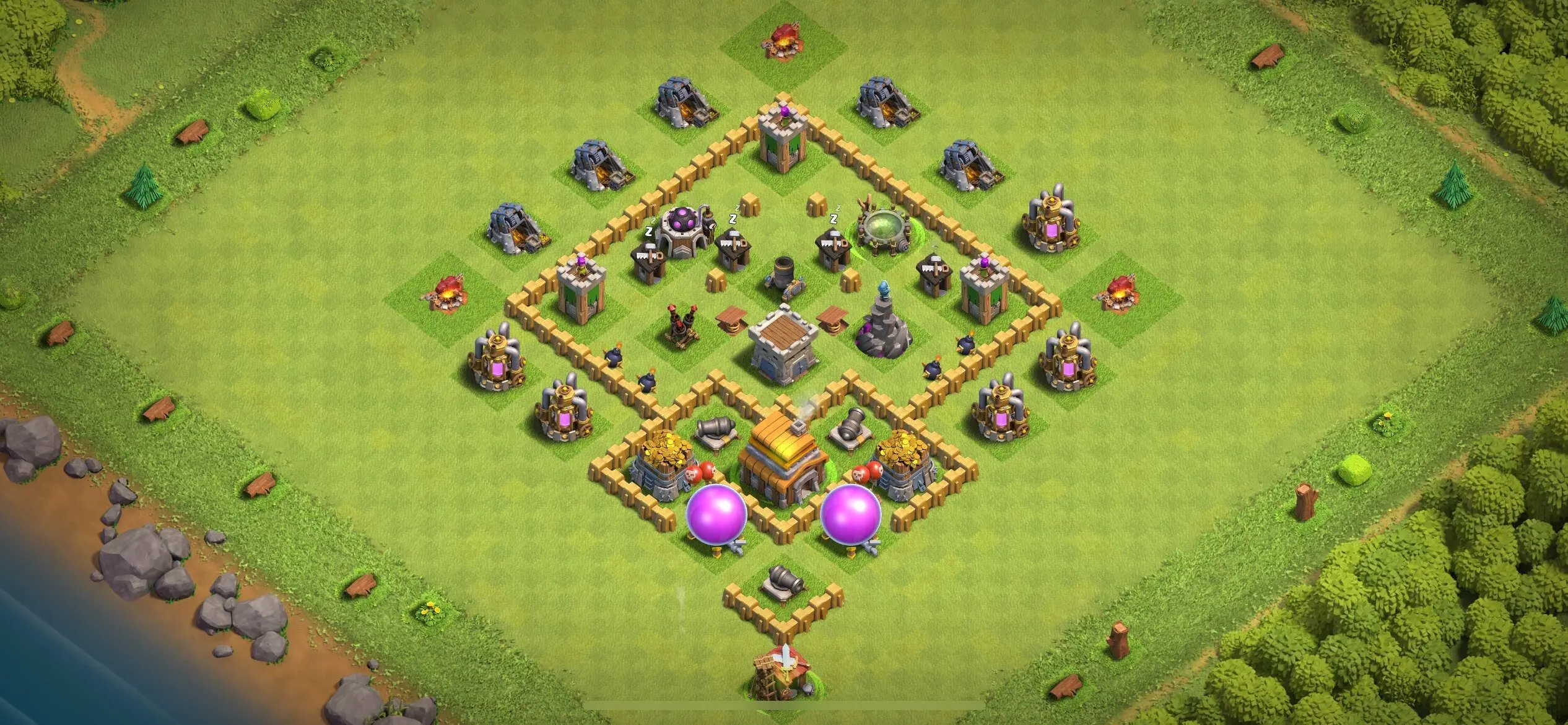 TH5 Defense Base - Top Town Hall 5 Defense Base with Link (#16) - Clash of Clans 2025​ TH5 Base