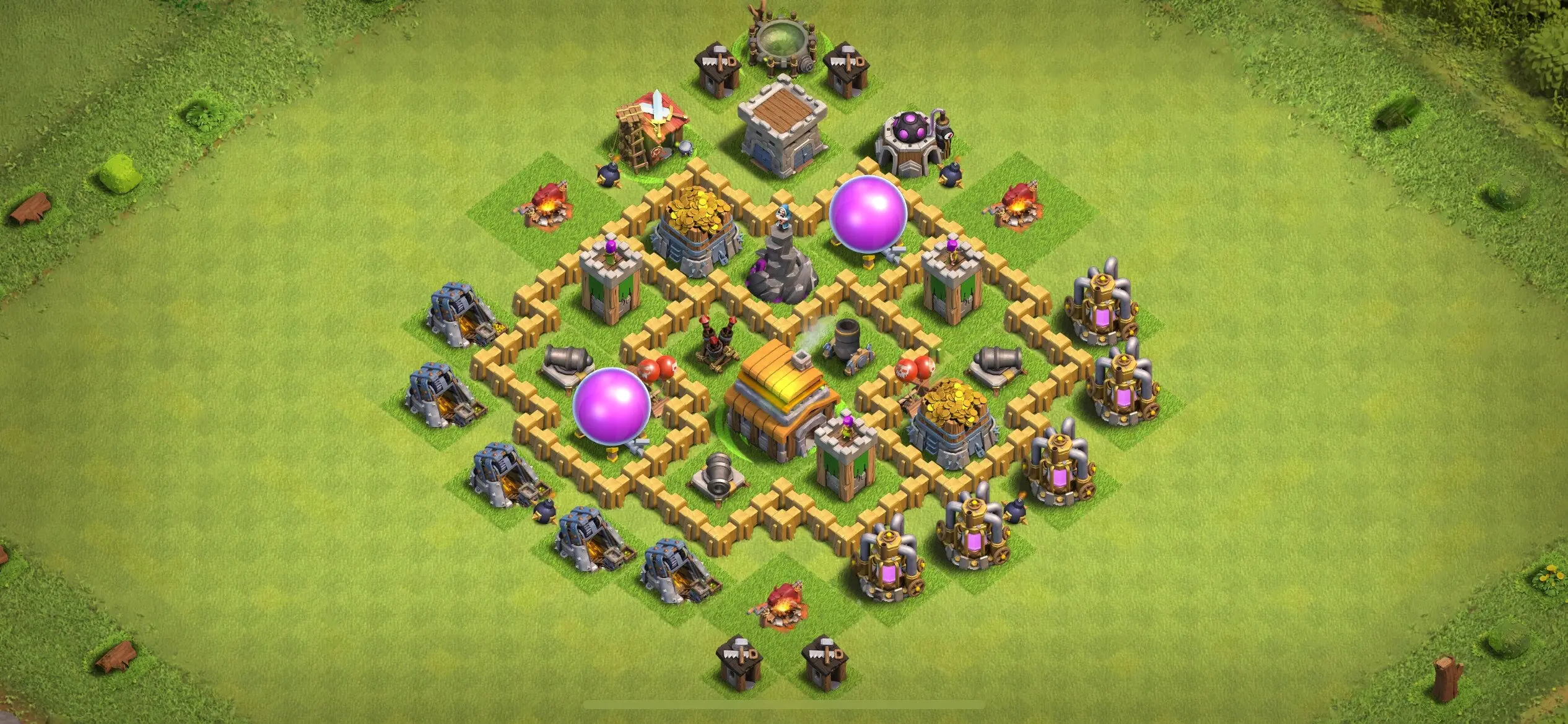 TH5 Defense Base - Top Town Hall 5 Defense Base with Link (#18) - Clash of Clans 2025​ TH5 Base