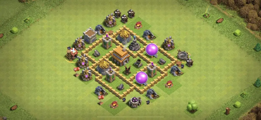 TH5 Defense Base - Top Town Hall 5 Defense Base with Link (#2) - Clash of Clans 2025​ TH5 Base
