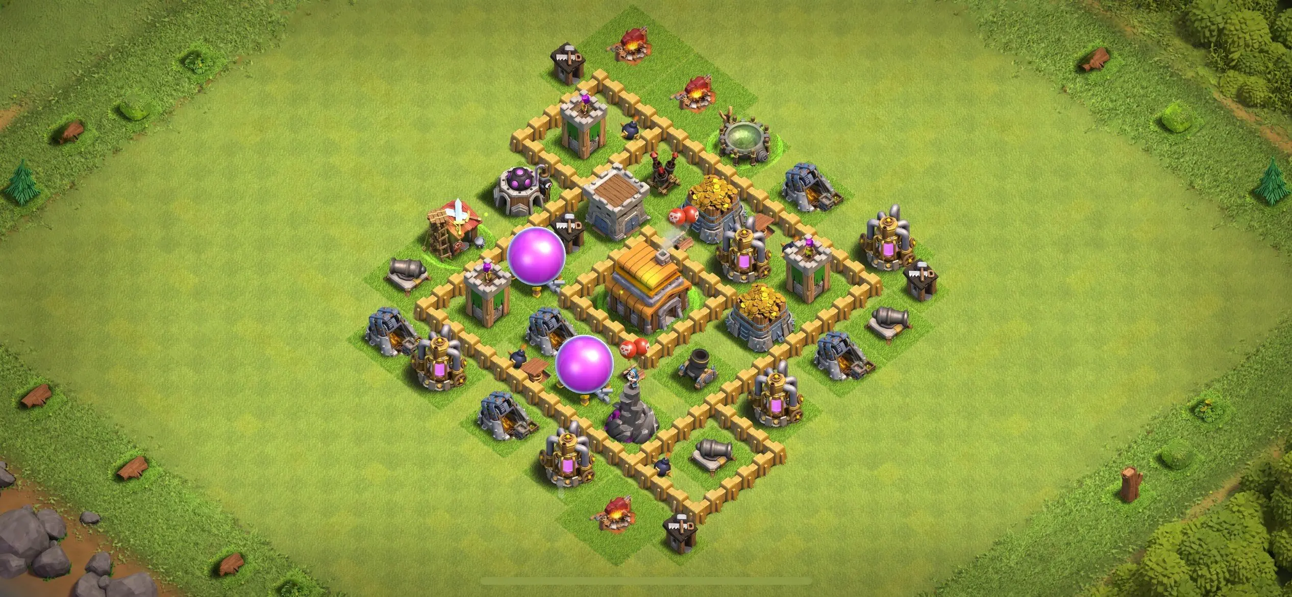TH5 Defense Base - Top Town Hall 5 Defense Base with Link (#20) - Clash of Clans 2025​ TH5 Base