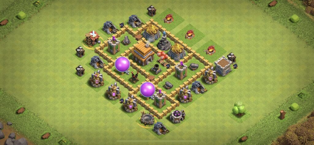 TH5 Defense Base - Top Town Hall 5 Defense Base with Link (#3) - Clash of Clans 2025​ TH5 Base