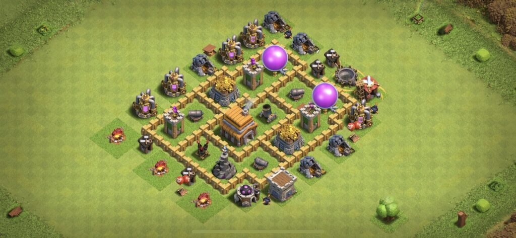 TH5 Defense Base - Top Town Hall 5 Defense Base with Link (#4) - Clash of Clans 2025​ TH5 Base