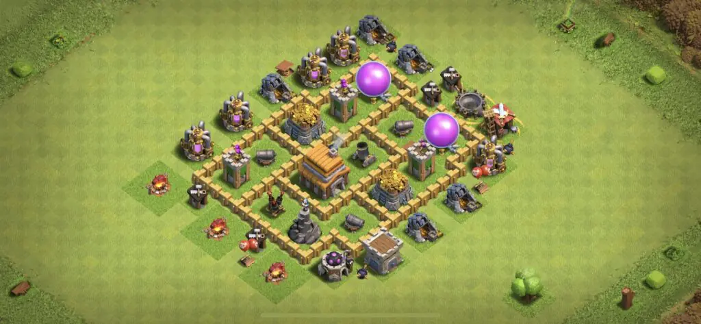 TH5 Defense Base - Top Town Hall 5 Defense Base with Link (#4) - Clash of Clans 2025​ TH5 Base