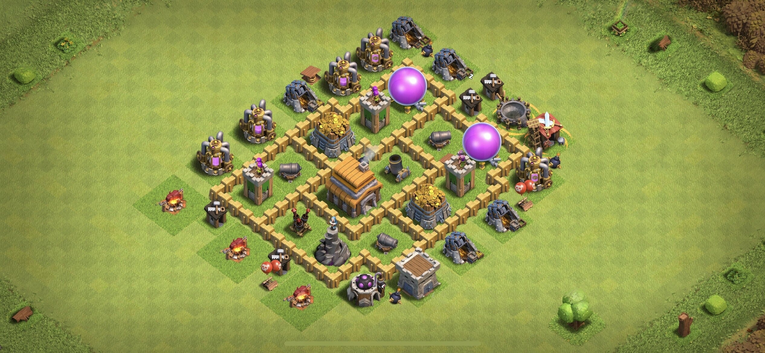 TH5 Defense Base - Top Town Hall 5 Defense Base with Link (#4) - Clash of Clans 2025​ TH5 Base