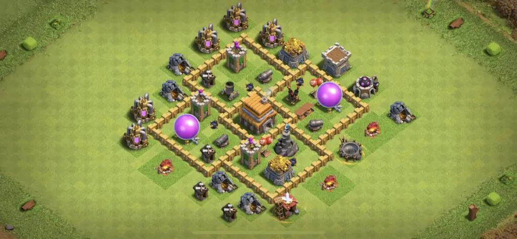 TH5 Defense Base - Top Town Hall 5 Defense Base with Link (#6) - Clash of Clans 2025​ TH5 Base