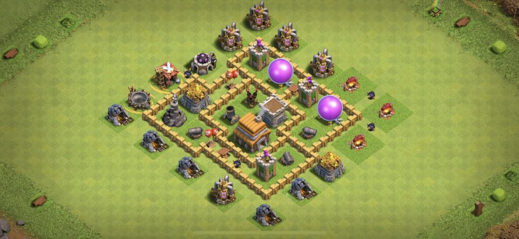TH5 Defense Base - Top Town Hall 5 Defense Base with Link (#9) - Clash of Clans 2025​ TH5 Base