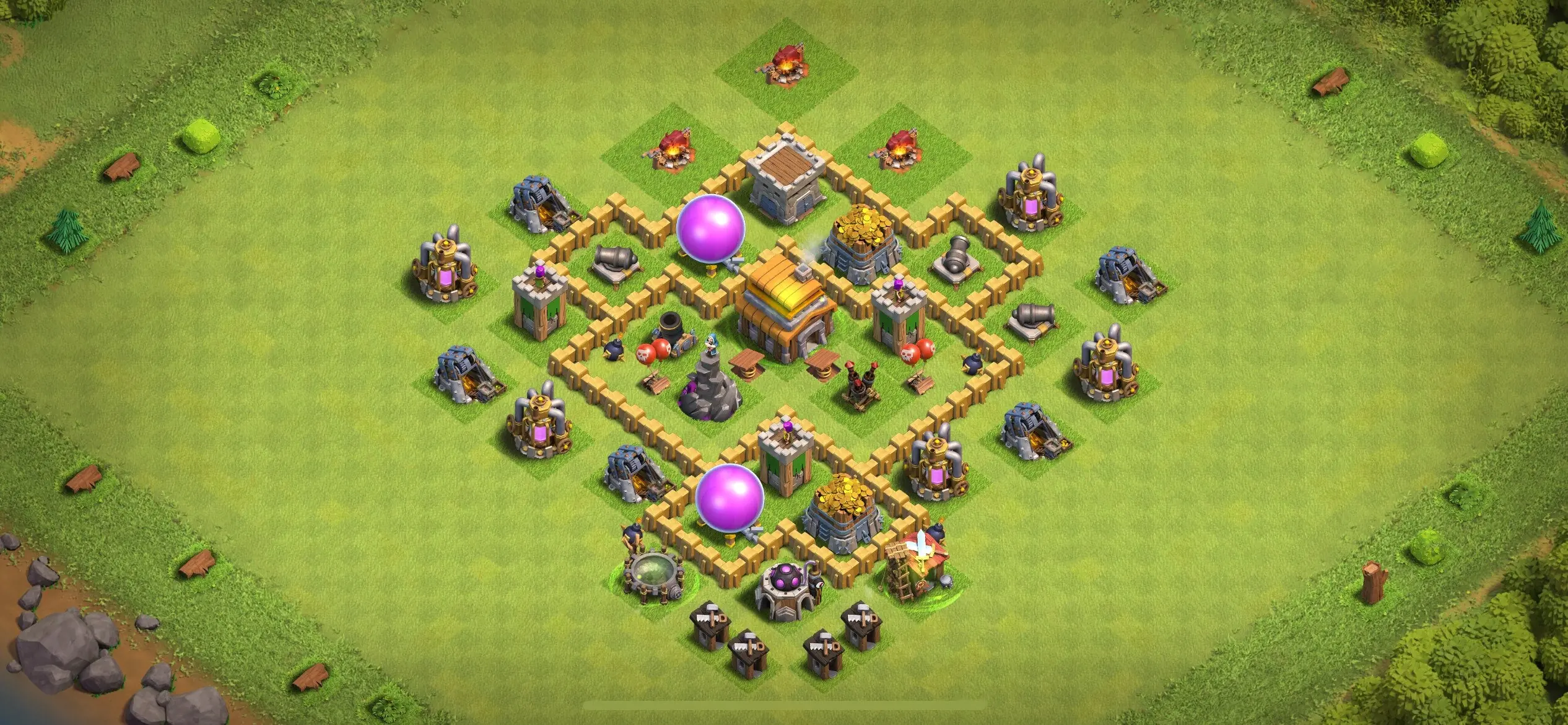 TH5 Farming Base - Top Town Hall 5 Farming Base with Link (#19) - Clash of Clans 2025​ TH5 Base