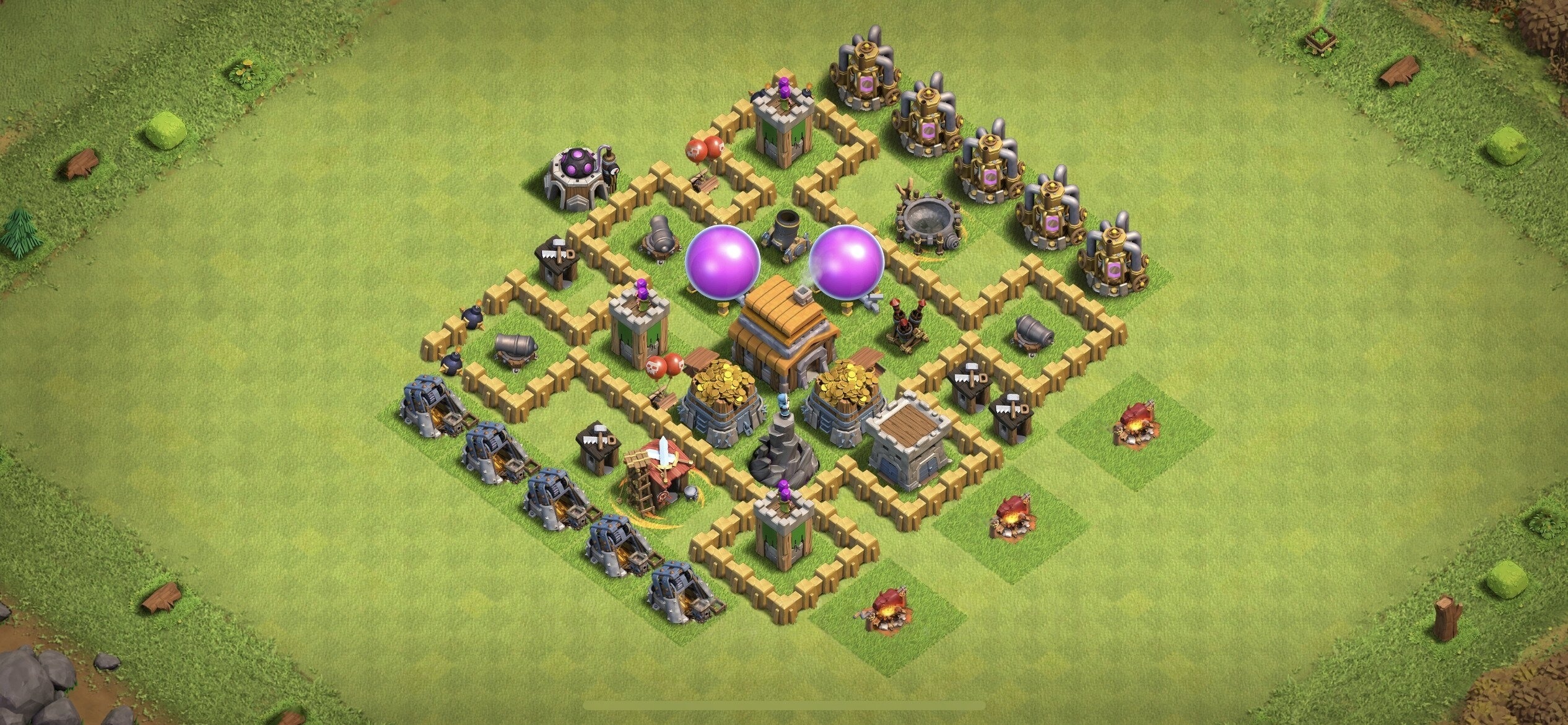TH5 Farming Base - Top Town Hall 5 Farming Base with Link (#4) - Clash of Clans 2025​ TH5 Base