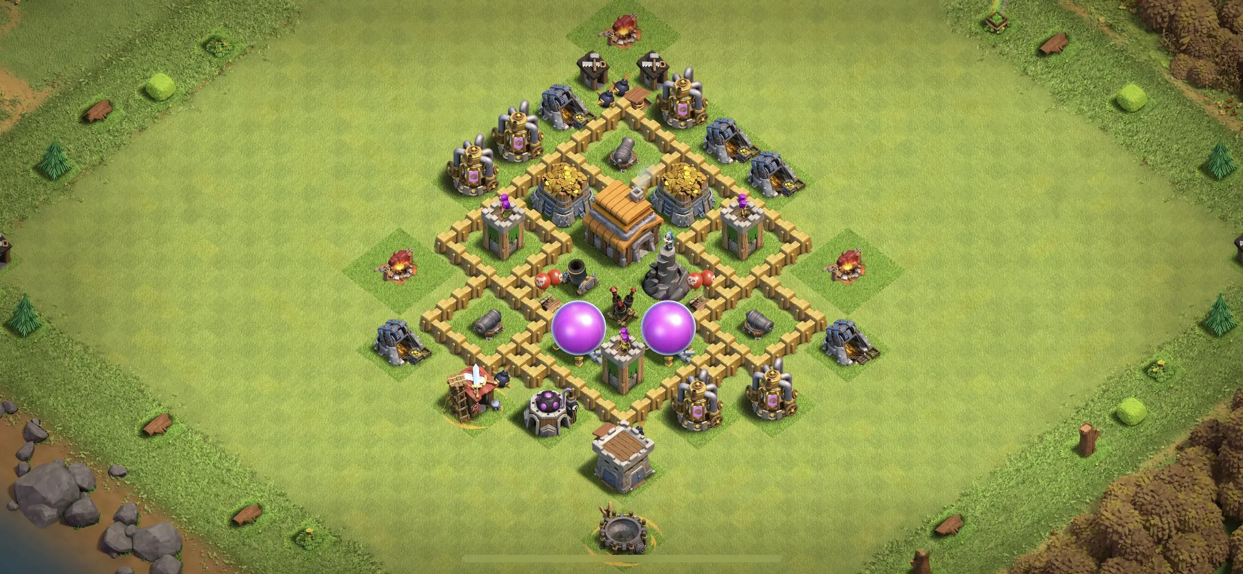 TH5 Farming Base - Top Town Hall 5 Farming Base with Link (#9) - Clash of Clans 2025​ TH5 Base
