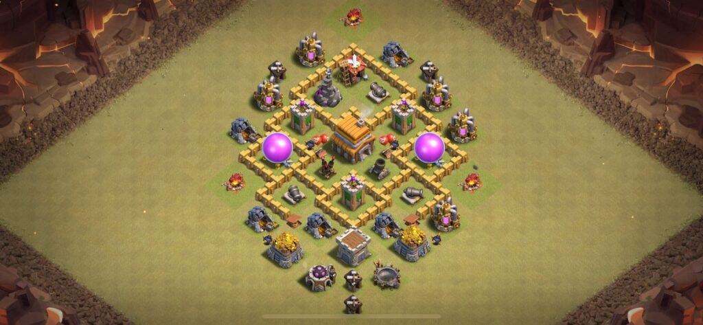 TH5 War Base - Top Town Hall 5 War Base with Link (#1) - Clash of Clans 2025​ TH5 Base