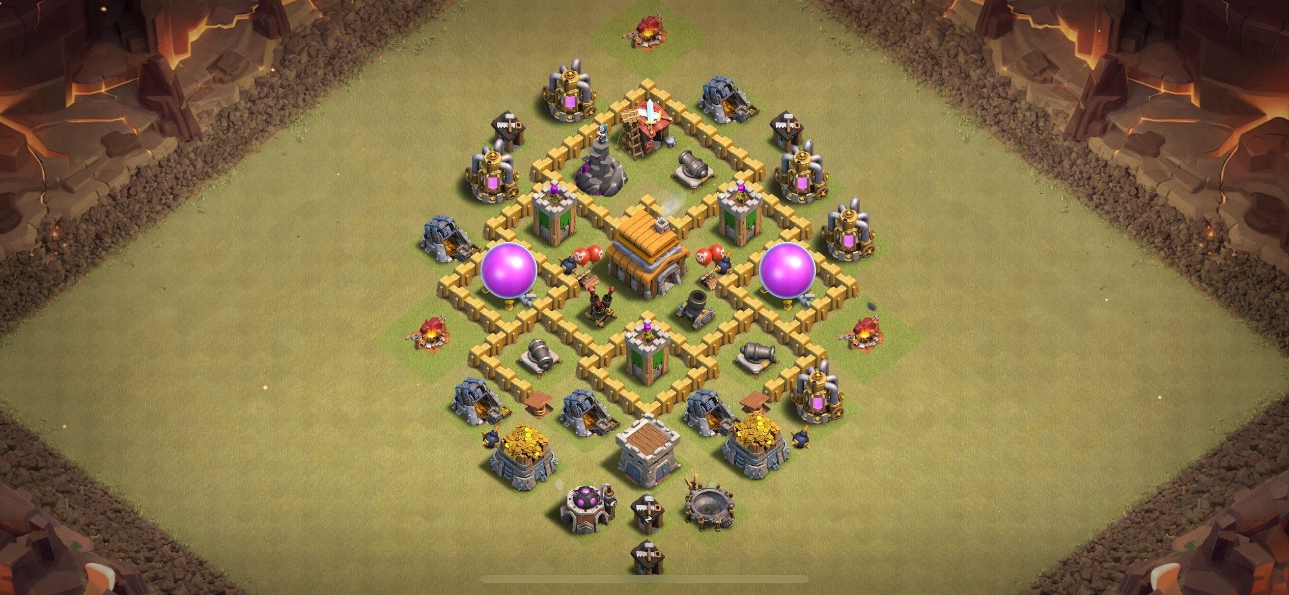 TH5 War Base - Top Town Hall 5 War Base with Link (#1) - Clash of Clans 2025​ TH5 Base