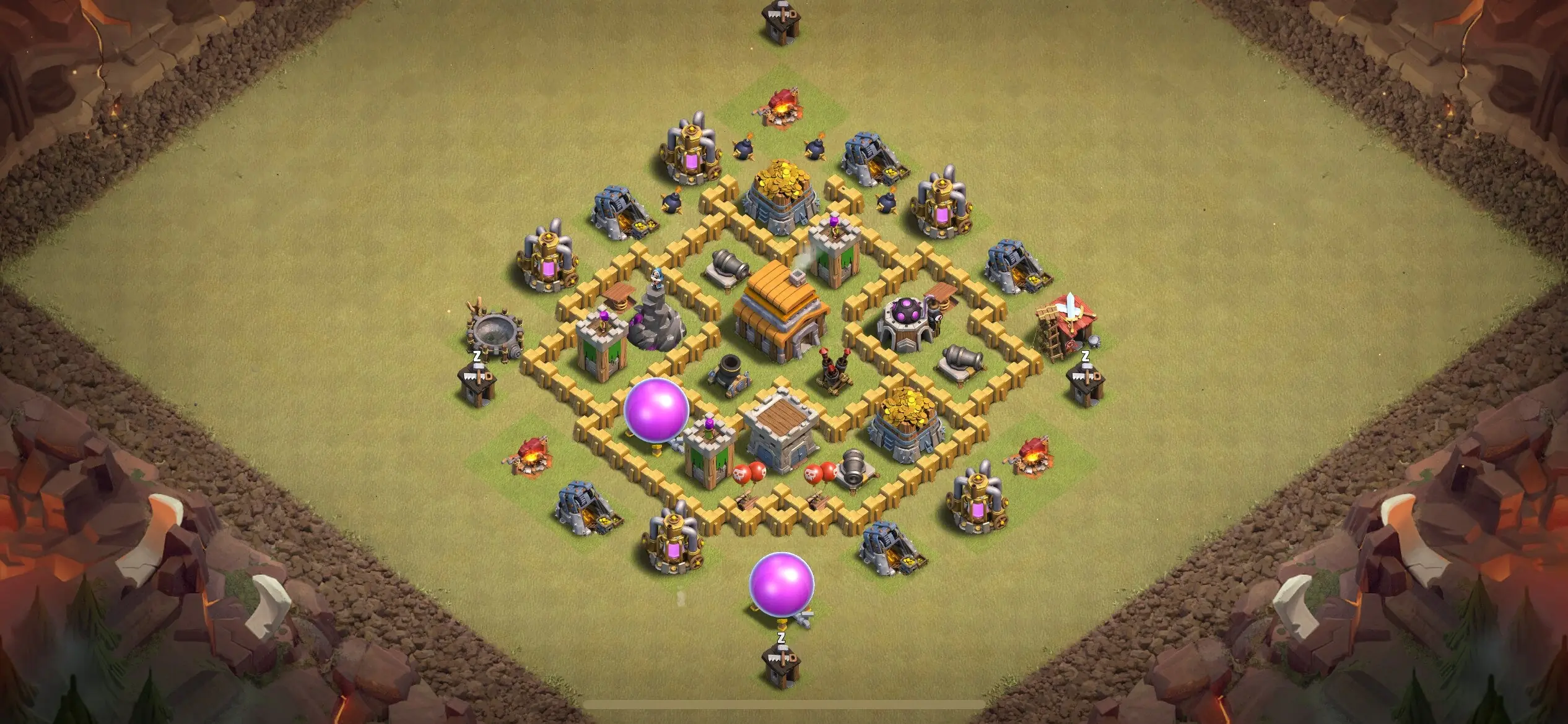 TH5 War Base - Top Town Hall 5 War Base with Link (#11) - Clash of Clans 2025​ TH5 Base