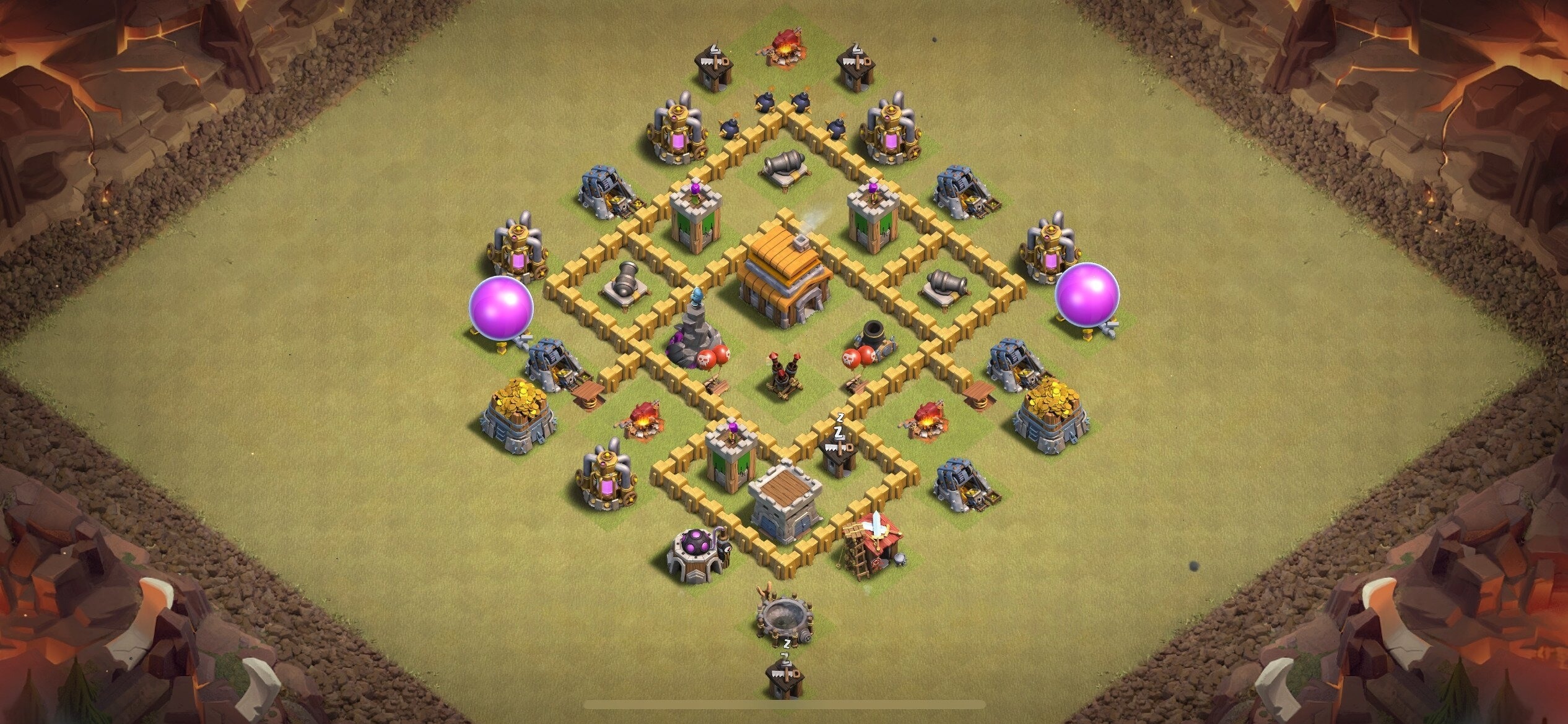 TH5 War Base - Top Town Hall 5 War Base with Link (#13) - Clash of Clans 2025​ TH5 Base