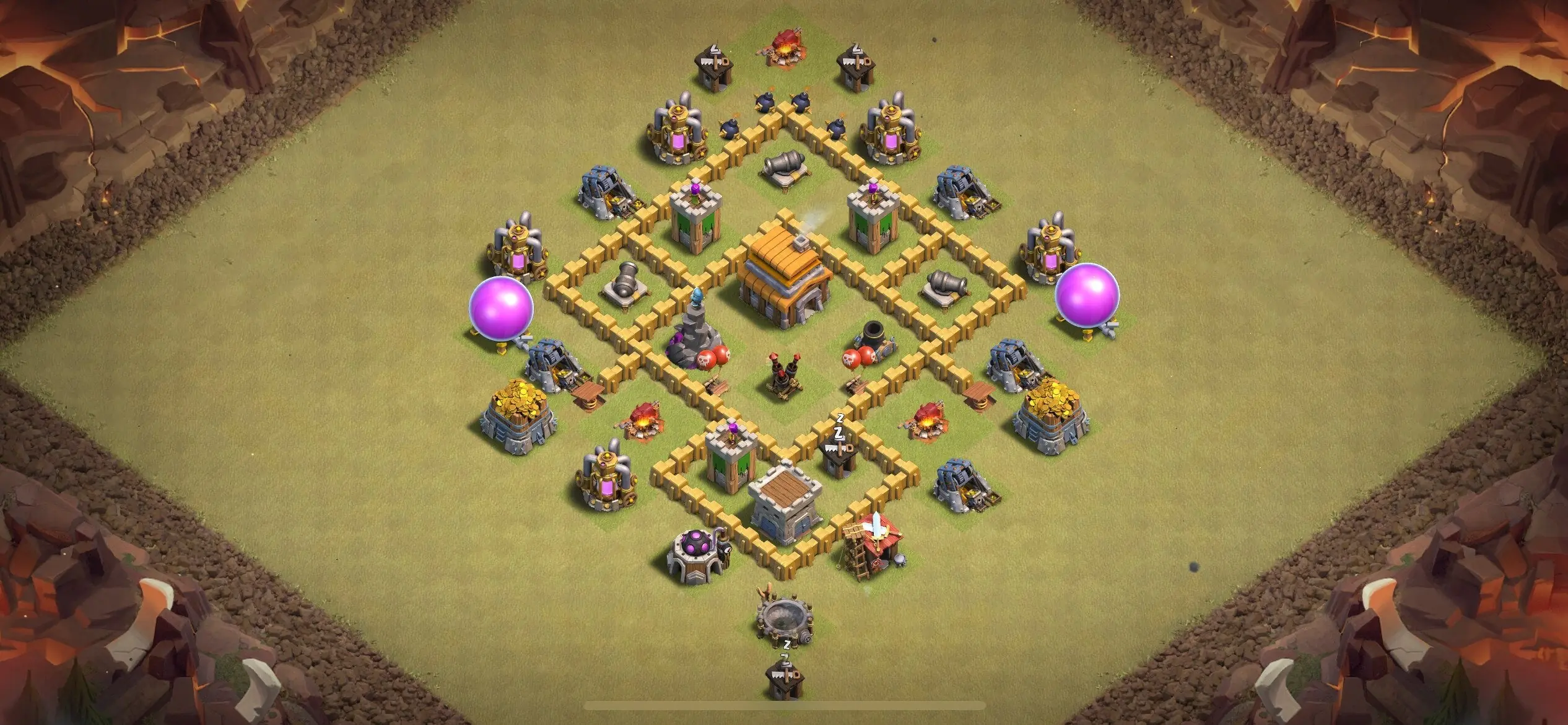 TH5 War Base - Top Town Hall 5 War Base with Link (#13) - Clash of Clans 2025​ TH5 Base