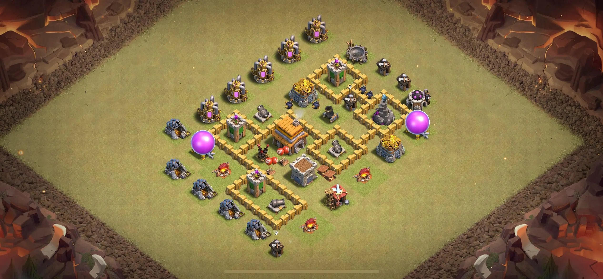 TH5 War Base - Top Town Hall 5 War Base with Link (#15) - Clash of Clans 2025​ TH5 Base