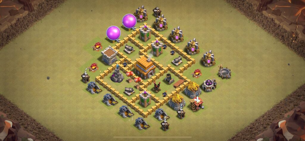 TH5 War Base - Top Town Hall 5 War Base with Link (#17) - Clash of Clans 2025​ TH5 Base