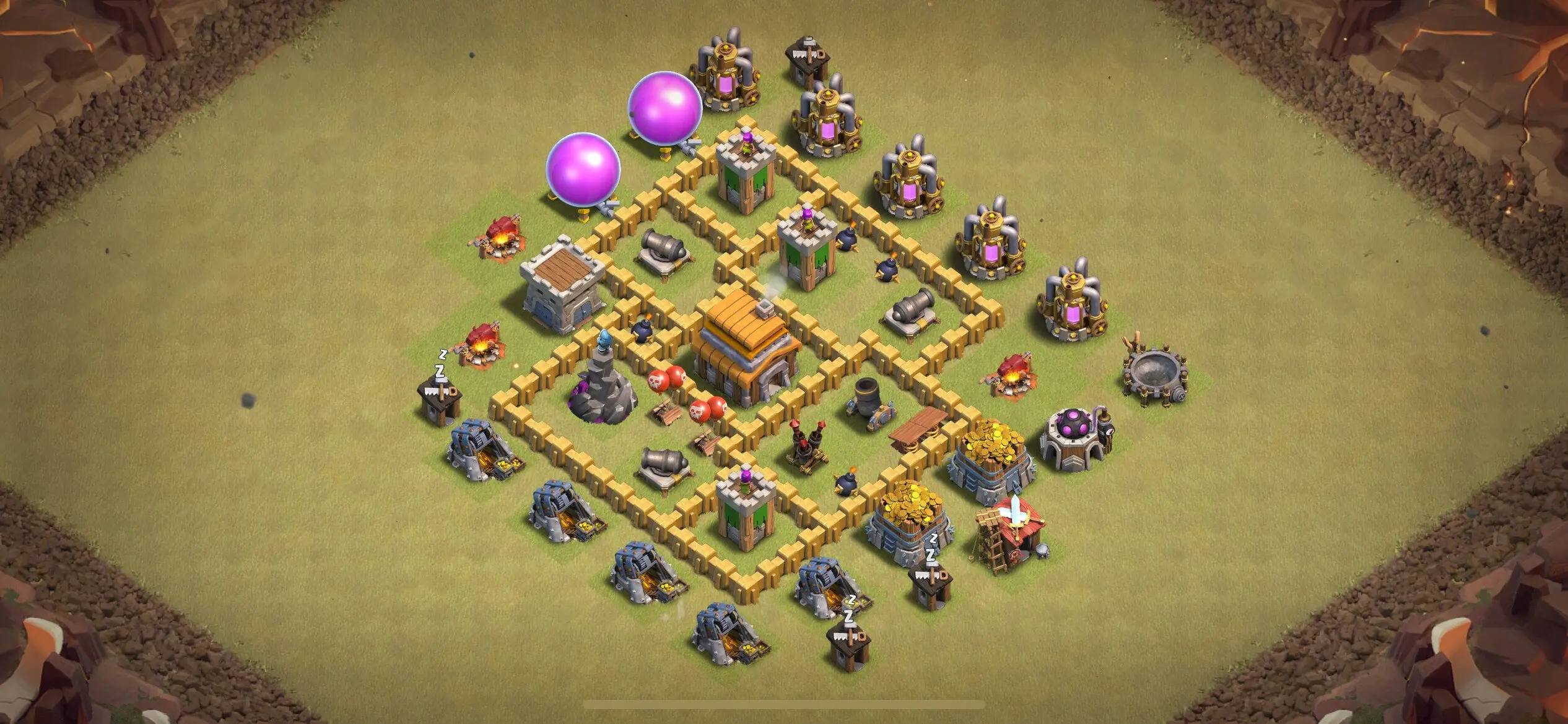 TH5 War Base - Top Town Hall 5 War Base with Link (#17) - Clash of Clans 2025​ TH5 Base