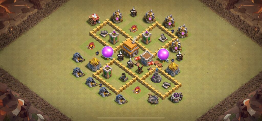TH5 War Base - Top Town Hall 5 War Base with Link (#18) - Clash of Clans 2025​ TH5 Base