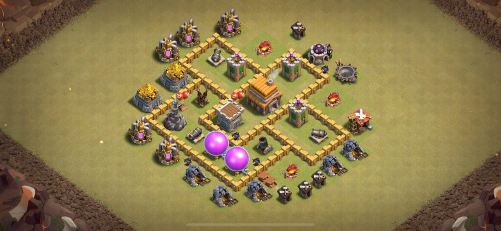 TH5 War Base - Top Town Hall 5 War Base with Link (#19) - Clash of Clans 2025​ TH5 Base