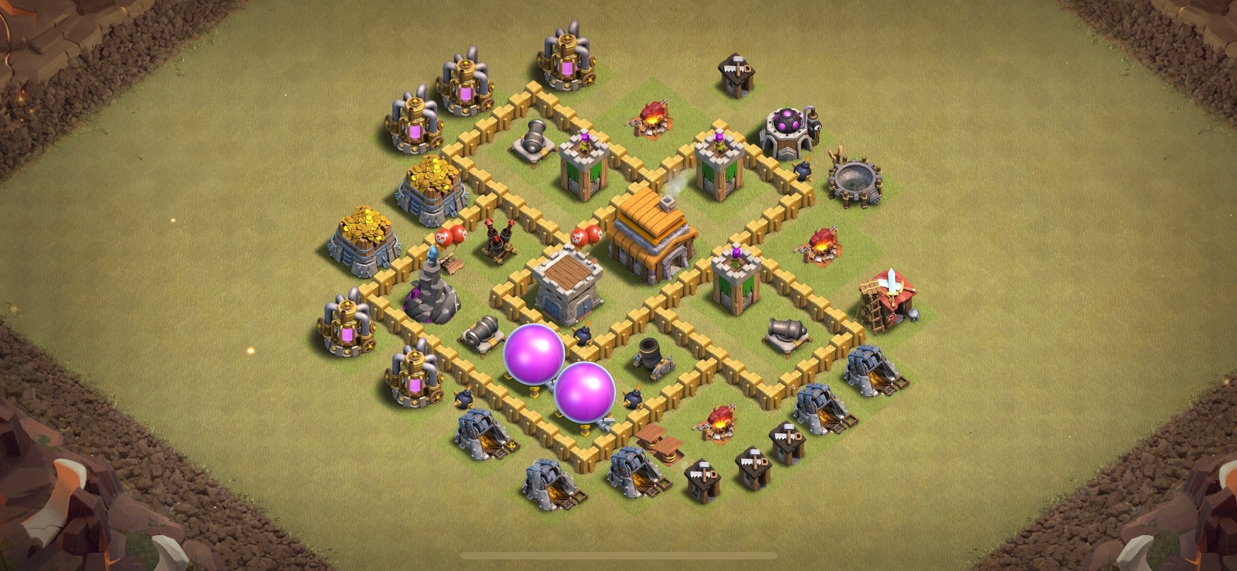 TH5 War Base - Top Town Hall 5 War Base with Link (#19) - Clash of Clans 2025​ TH5 Base