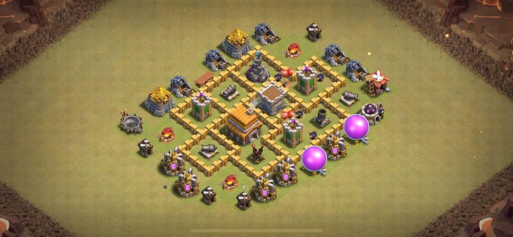 TH5 War Base - Top Town Hall 5 War Base with Link (#20) - Clash of Clans 2025​ TH5 Base