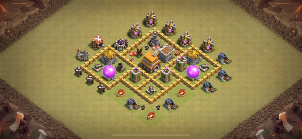 TH5 War Base - Top Town Hall 5 War Base with Link (#21) - Clash of Clans 2025​ TH5 Base