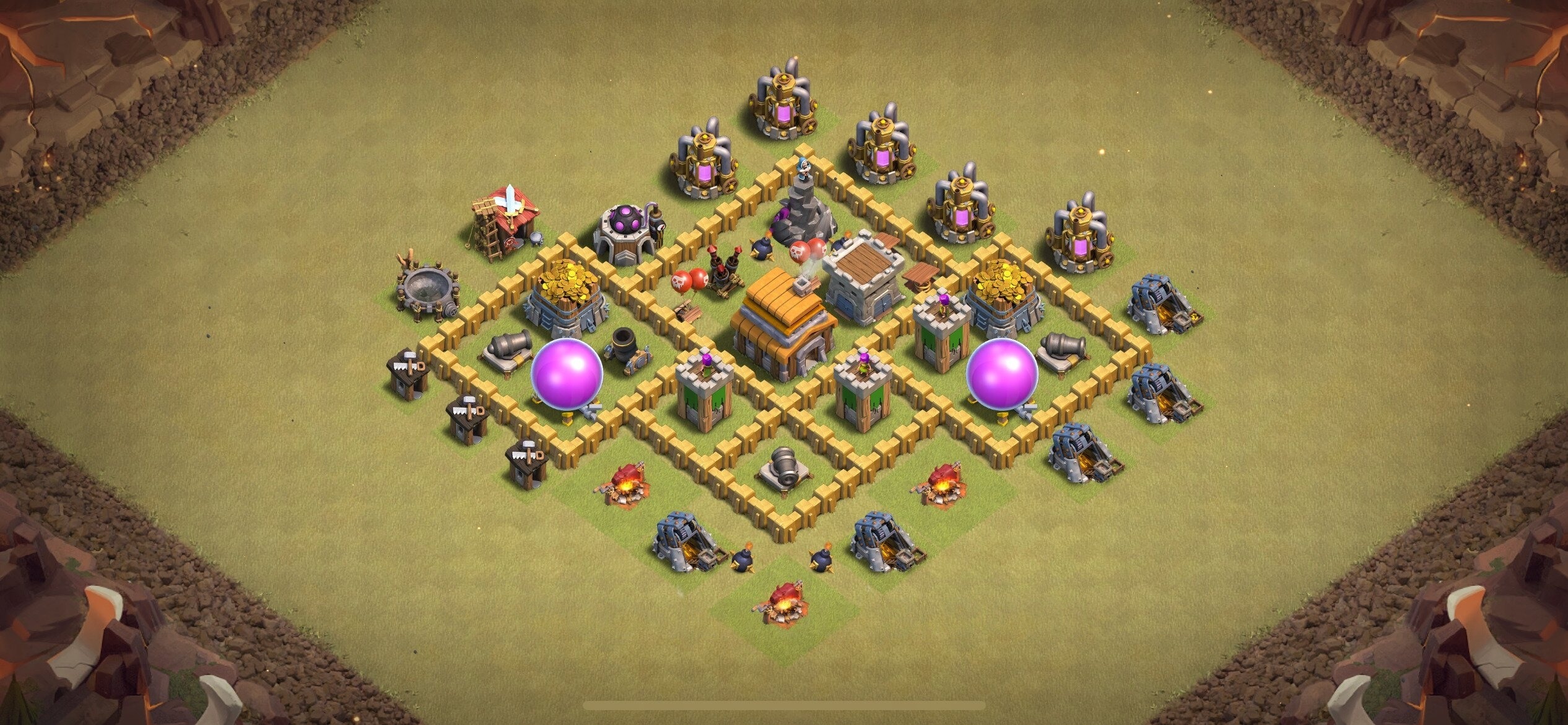 TH5 War Base - Top Town Hall 5 War Base with Link (#21) - Clash of Clans 2025​ TH5 Base