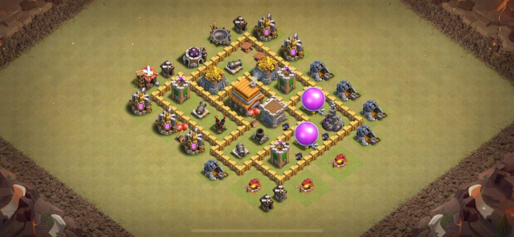 TH5 War Base - Top Town Hall 5 War Base with Link (#23) - Clash of Clans 2025​ TH5 Base