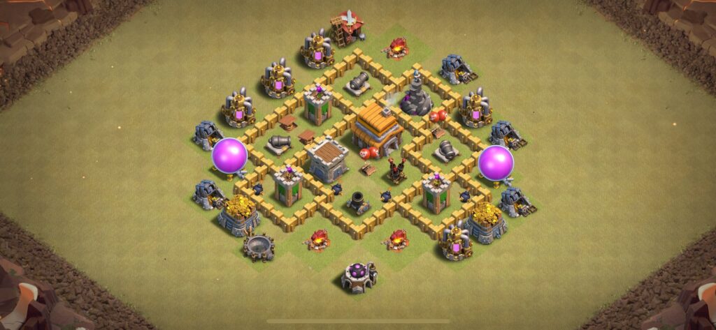 TH5 War Base - Top Town Hall 5 War Base with Link (#25) - Clash of Clans 2025​ TH5 Base