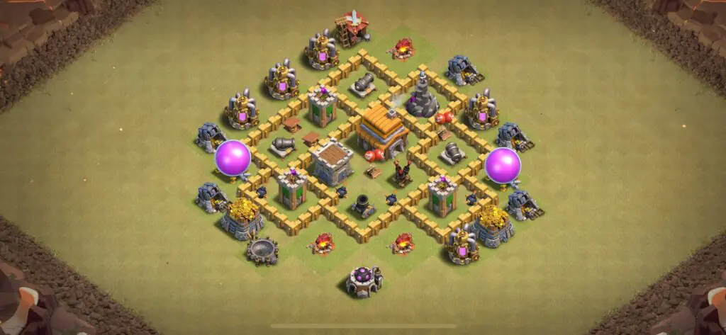 TH5 War Base - Top Town Hall 5 War Base with Link (#25) - Clash of Clans 2025​ TH5 Base