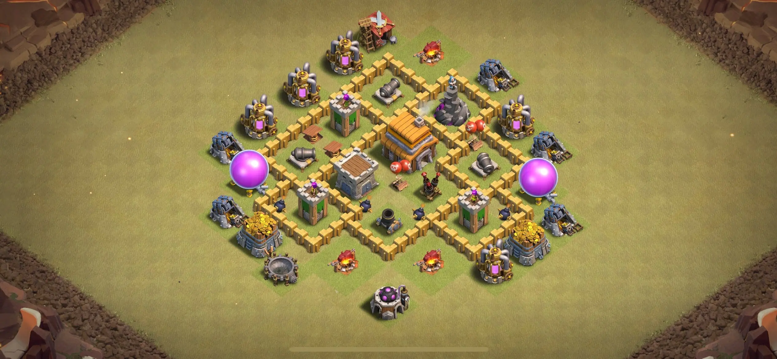 TH5 War Base - Top Town Hall 5 War Base with Link (#25) - Clash of Clans 2025​ TH5 Base