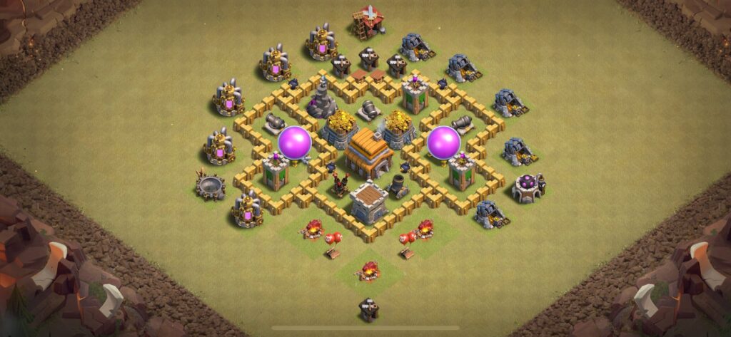 TH5 War Base - Top Town Hall 5 War Base with Link (#3) - Clash of Clans 2025​ TH5 Base