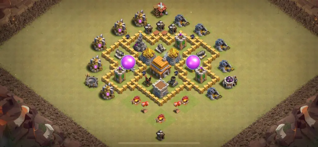 TH5 War Base - Top Town Hall 5 War Base with Link (#3) - Clash of Clans 2025​ TH5 Base