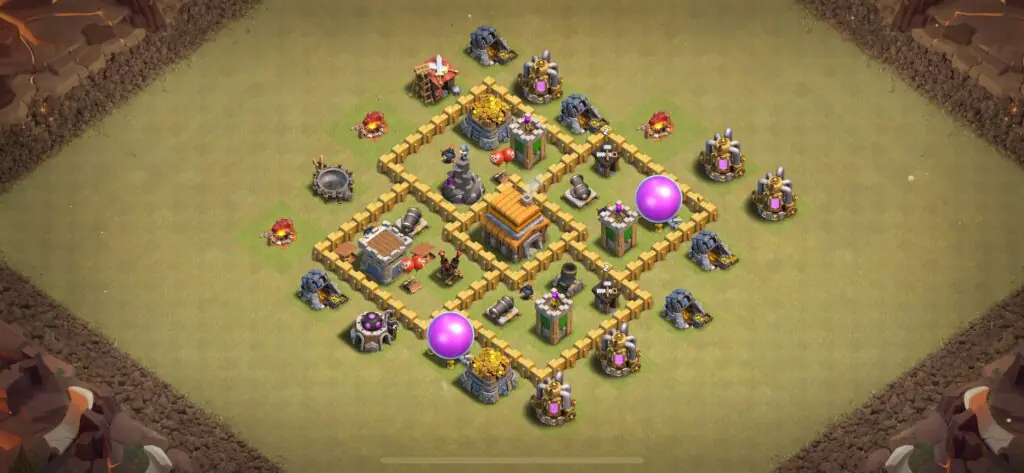 TH5 War Base - Top Town Hall 5 War Base with Link (#4) - Clash of Clans 2025​ TH5 Base