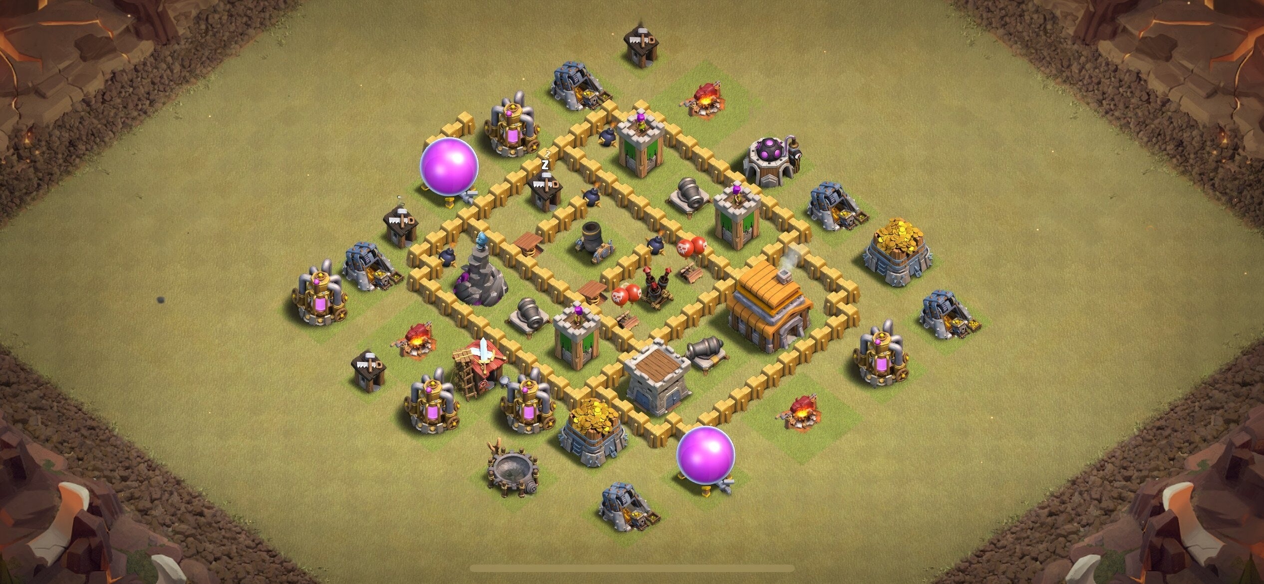 TH5 War Base - Top Town Hall 5 War Base with Link (#7) - Clash of Clans 2025​ TH5 Base