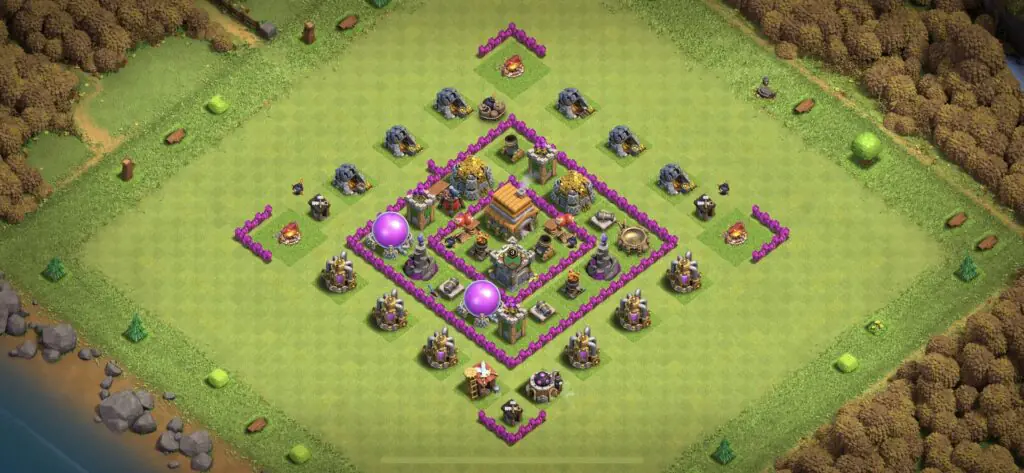 TH6 Defense Base - Top Town Hall 6 Defense Base with Link (#10) - Clash of Clans 2025​ TH6 Base