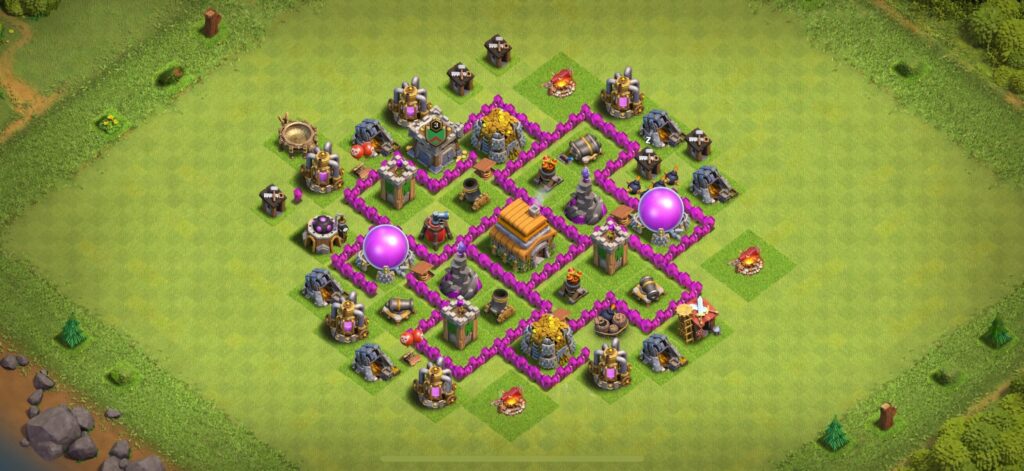 TH6 Defense Base - Top Town Hall 6 Defense Base with Link (#11) - Clash of Clans 2025​ TH6 Base