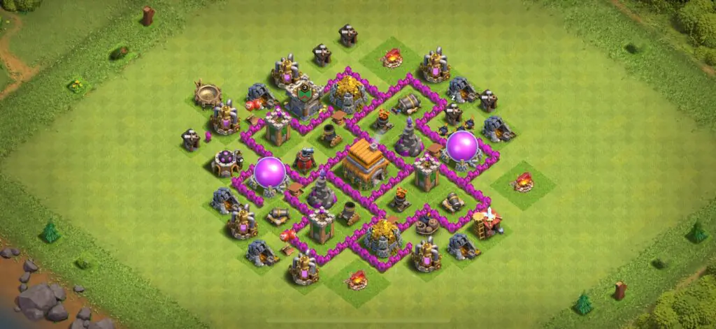 TH6 Defense Base - Top Town Hall 6 Defense Base with Link (#11) - Clash of Clans 2025​ TH6 Base