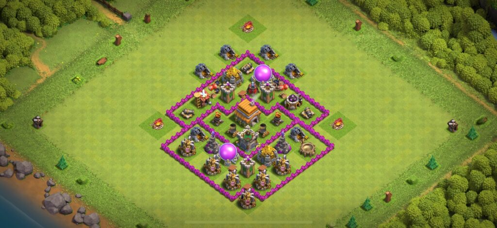 TH6 Defense Base - Top Town Hall 6 Defense Base with Link (#13) - Clash of Clans 2025​ TH6 Base