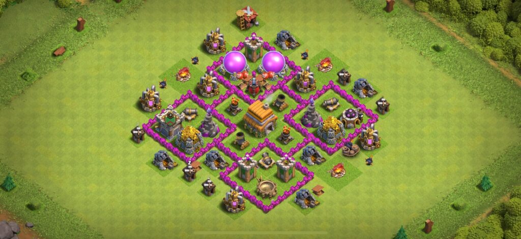 TH6 Defense Base - Top Town Hall 6 Defense Base with Link (#15) - Clash of Clans 2025​ TH6 Base