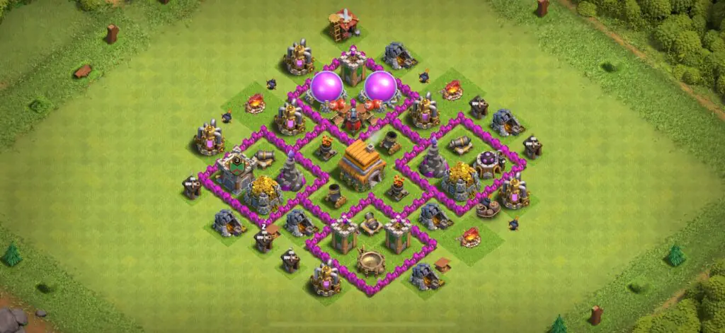 TH6 Defense Base - Top Town Hall 6 Defense Base with Link (#15) - Clash of Clans 2025​ TH6 Base