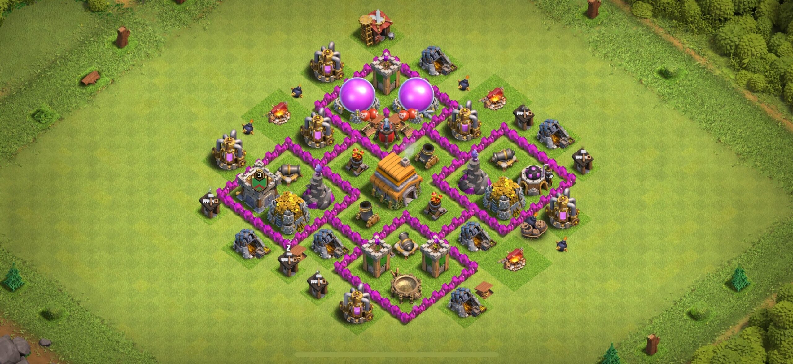 TH6 Defense Base - Top Town Hall 6 Defense Base with Link (#15) - Clash of Clans 2025​ TH6 Base