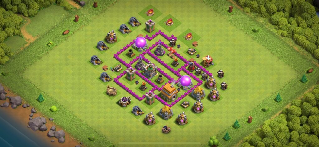 TH6 Defense Base - Top Town Hall 6 Defense Base with Link (#16) - Clash of Clans 2025​ TH6 Base