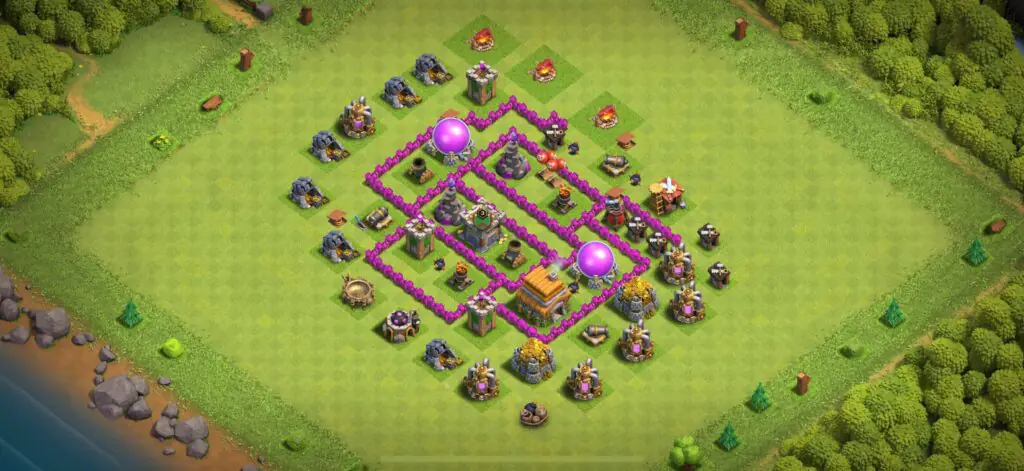 TH6 Defense Base - Top Town Hall 6 Defense Base with Link (#16) - Clash of Clans 2025​ TH6 Base